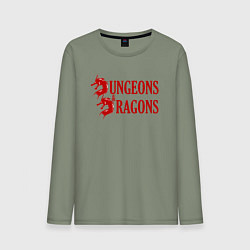 Мужской лонгслив Dungeons and Dragons Драконы