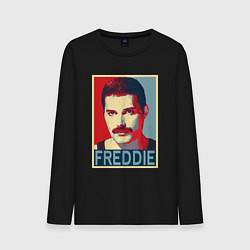 Лонгслив хлопковый мужской Freddie, цвет: черный