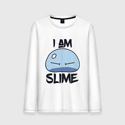 Мужской лонгслив I AM SLIME, Я СЛИЗЬ