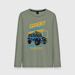 Мужской лонгслив Авто внедорожник