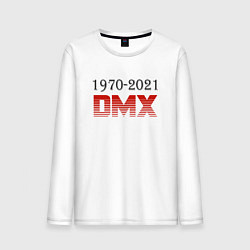 Лонгслив хлопковый мужской Peace DMX, цвет: белый
