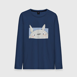 Мужской лонгслив Удивленный Тоторо