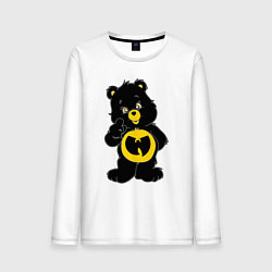 Лонгслив хлопковый мужской Wu-Tang Bear, цвет: белый