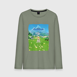 Мужской лонгслив Genshin Impact Геншин Импакт Poster