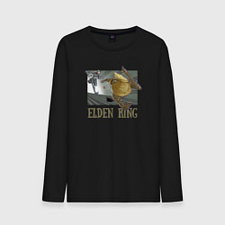 Лонгслив хлопковый мужской Elden Ring Pot Горшок, цвет: черный
