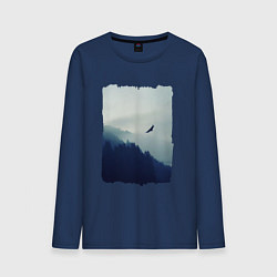 Мужской лонгслив ОРЁЛ НАД ЛЕСОМ EAGLE