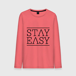 Мужской лонгслив Stay easy