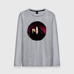 Лонгслив хлопковый мужской Банкай Унаханы Блич, цвет: меланж