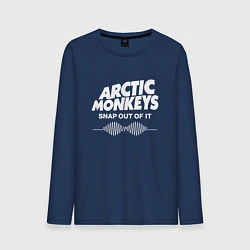 Лонгслив хлопковый мужской Arctic Monkeys, группа, цвет: тёмно-синий
