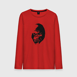 Лонгслив хлопковый мужской Angry Monkey Cotton Theme цвета красный — фото 1