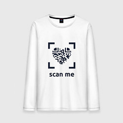 Мужской лонгслив Scan Me - Heart