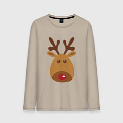 Мужской лонгслив Олень 2022