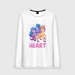 Мужской лонгслив My Little Pony Follow your heart