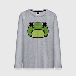 Лонгслив хлопковый мужской Frog Lucky, цвет: меланж