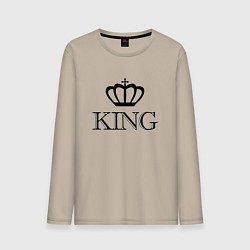 Мужской лонгслив KING Парные Король