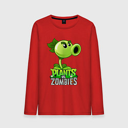 Мужской лонгслив Plants vs Zombies Горохострел