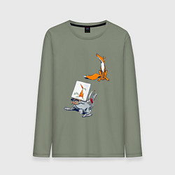 Мужской лонгслив Художник так видит