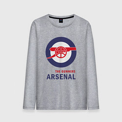 Лонгслив хлопковый мужской Arsenal The Gunners, цвет: меланж