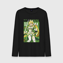 Лонгслив хлопковый мужской Leafa art Мастера меча онлайн, цвет: черный