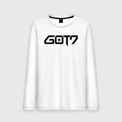 Лонгслив хлопковый мужской Got7 bambam, цвет: белый