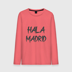 Лонгслив хлопковый мужской Hala - Madrid, цвет: коралловый