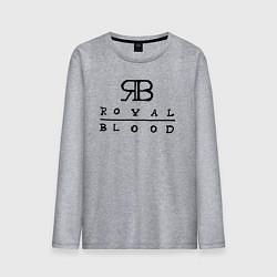 Лонгслив хлопковый мужской RB Royal Blood, цвет: меланж