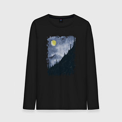 Мужской лонгслив Медведи на склоне