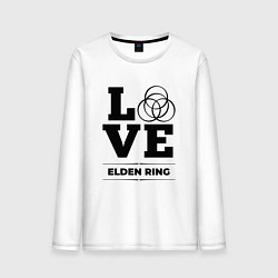 Лонгслив хлопковый мужской Elden Ring Love Classic, цвет: белый