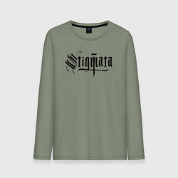 Мужской лонгслив Stigmata логотип