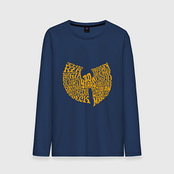 Лонгслив хлопковый мужской Wu-Tang - 30 Years, цвет: тёмно-синий