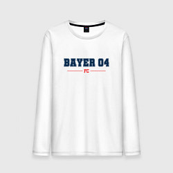 Лонгслив хлопковый мужской Bayer 04 FC Classic, цвет: белый