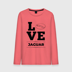 Лонгслив хлопковый мужской Jaguar Love Classic, цвет: коралловый