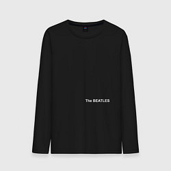 Лонгслив хлопковый мужской The Black Album - The Beatles, цвет: черный