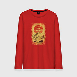 Мужской лонгслив Бездорожье и медведи