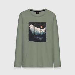 Мужской лонгслив Бездорожье Сибирь