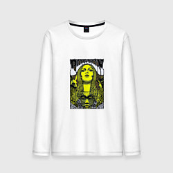 Лонгслив хлопковый мужской Purson, цвет: белый