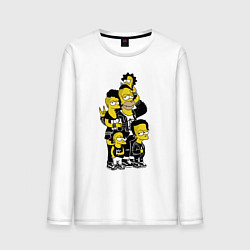 Мужской лонгслив Simpsons not dead! Motto