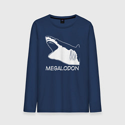 Мужской лонгслив Пасть мегалодона