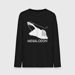 Мужской лонгслив Пасть мегалодона