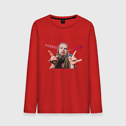 Мужской лонгслив Leos роккк миталлика