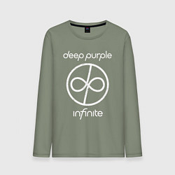 Лонгслив хлопковый мужской Infinite Deep Purple, цвет: авокадо