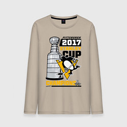 Мужской лонгслив Питтсбург Пингвинз НХЛ