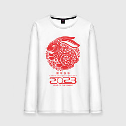 Мужской лонгслив Year of the rabbit 2023, cappy chinese new year