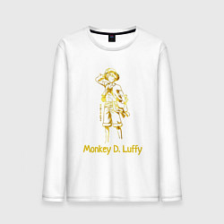 Мужской лонгслив Monkey D Luffy Gold