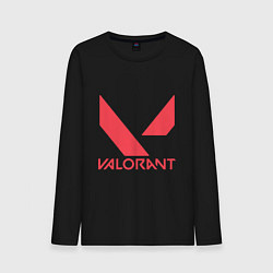 Мужской лонгслив Valorant - logo