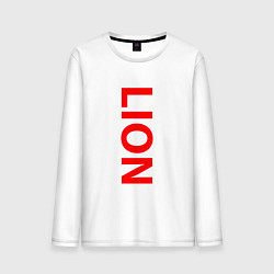 Лонгслив хлопковый мужской Red Lion, цвет: белый