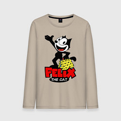 Мужской лонгслив Cat Felix magic bag