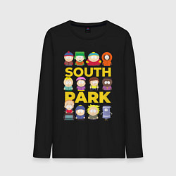 Мужской лонгслив Южный парк персонажи
