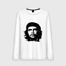 Лонгслив хлопковый мужской Ernesto Che Guevara, цвет: белый