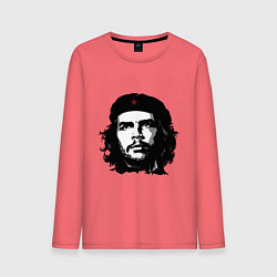 Лонгслив хлопковый мужской Ernesto Che Guevara, цвет: коралловый